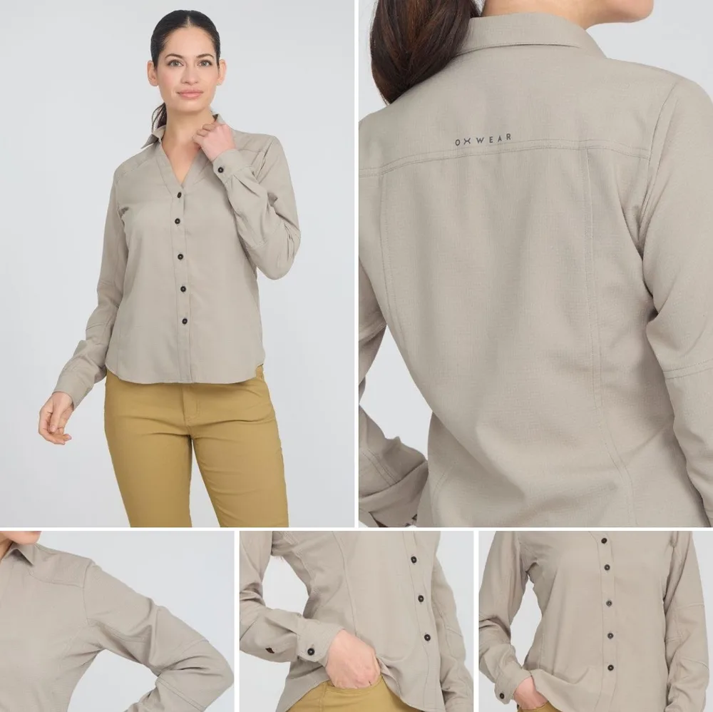 BLUSA MUJER OXWEAR CARAJÁS LIGHT BEIGE
