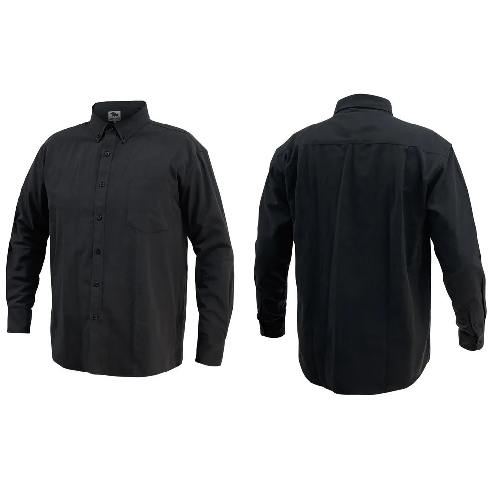 CAMISA OXFORD SECURITY NEGRA