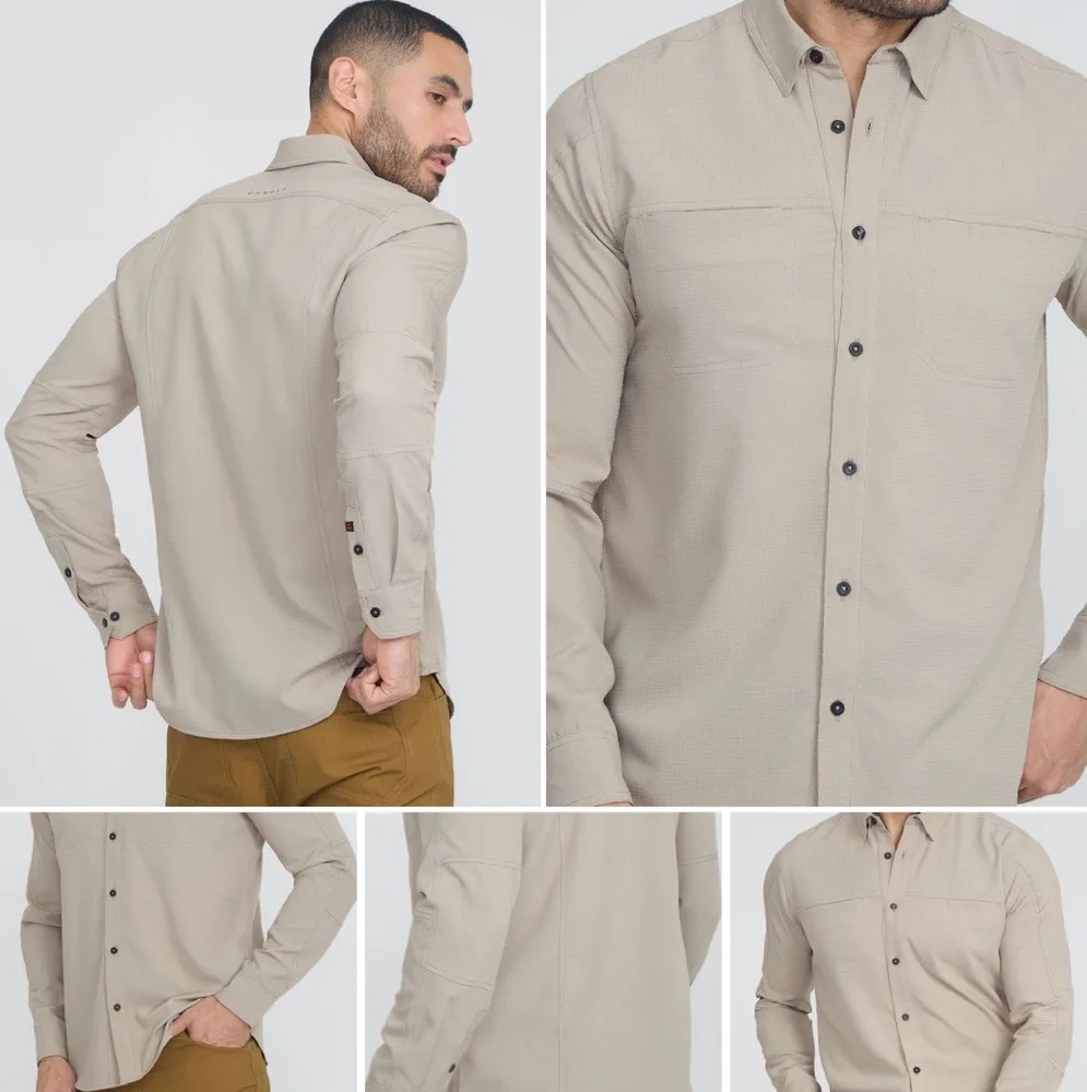 CAMISA OXWEAR ATACAMA LIGHT BEIGE