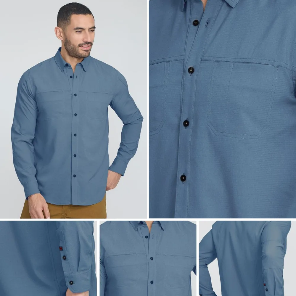 CAMISA OXWEAR ATACAMA OIL BLUE