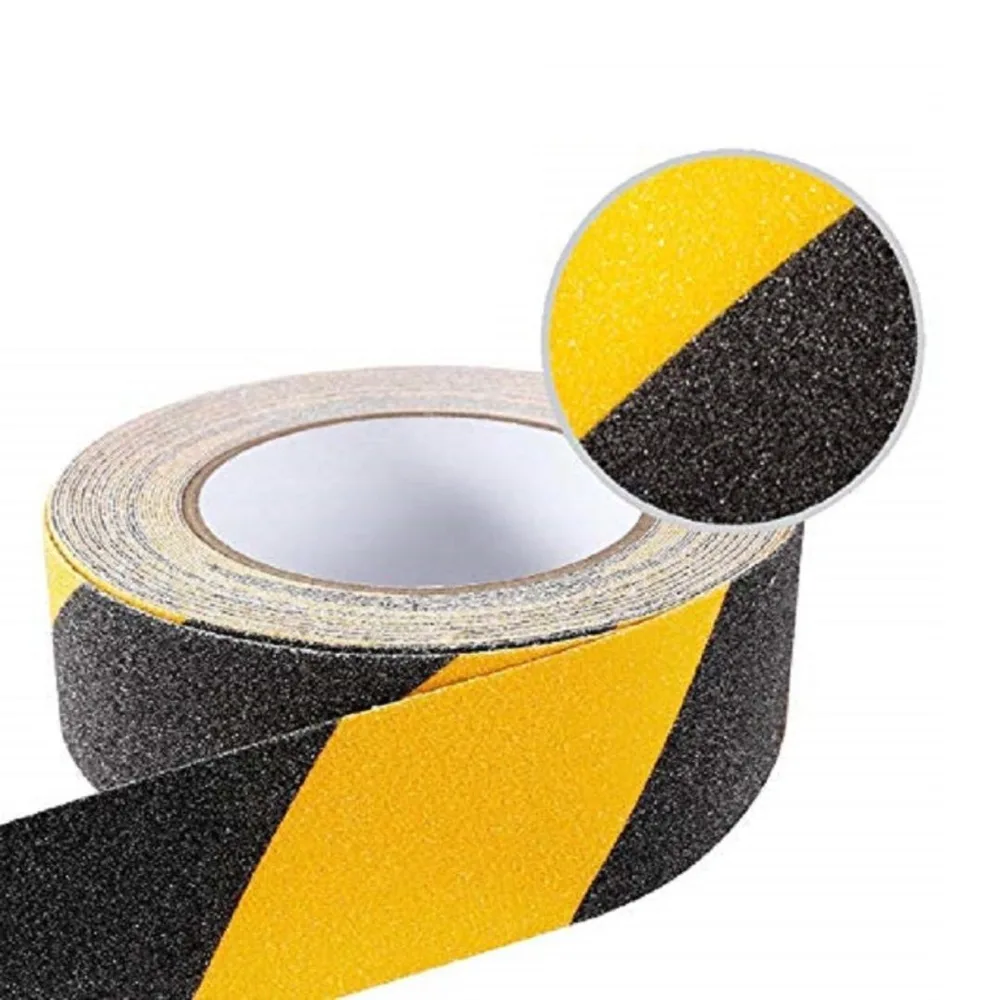 CINTA ANTIDESLIZANTE AMARILLO/NEGRO 50mm x 3m