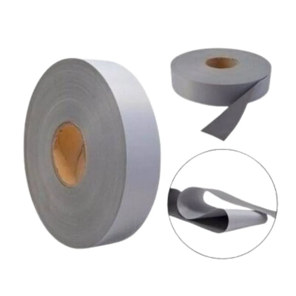 CINTA REFLECTANTE GRIS 2" (5 cm x 100 m)