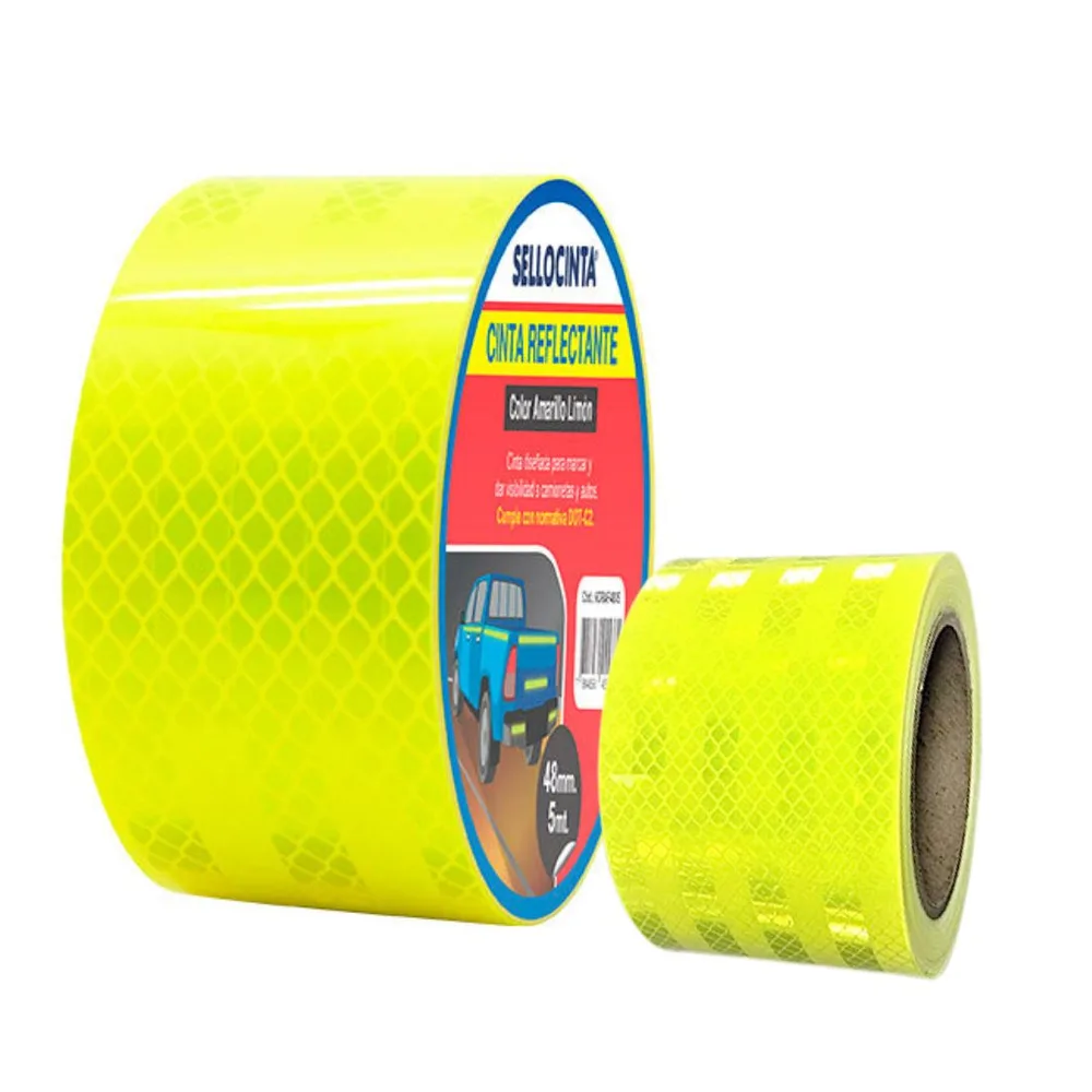 CINTA REFLECTIVA DOT-C2 AMARILLO x 5m