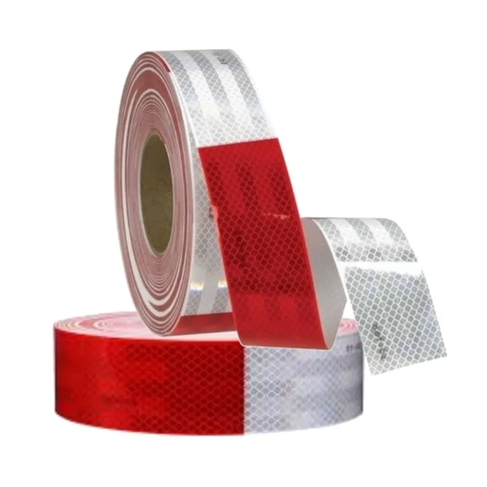 CINTA REFLECTIVA DOT-C2 BLANCO/ROJO x 5m