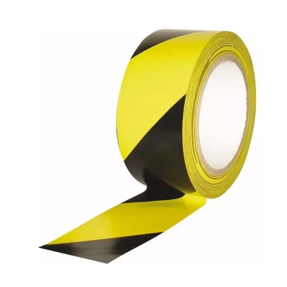 CINTA SEÑALIZACION PVC AMARILLO / NEGRO 4,5mm x 50m
