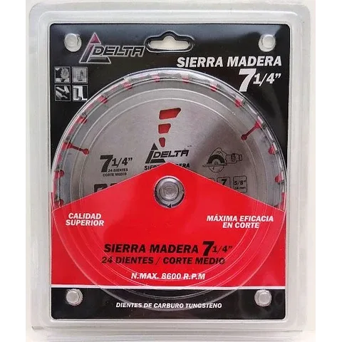 DISCO SIERRA 7-1/4"
24 DIENTES