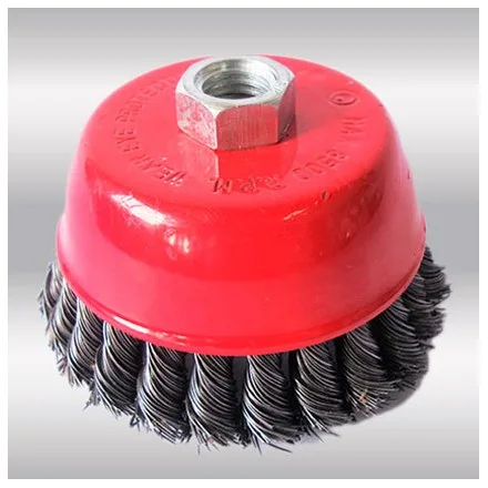 GRATA COPA TRENZADA 3" ACERO CARBONO