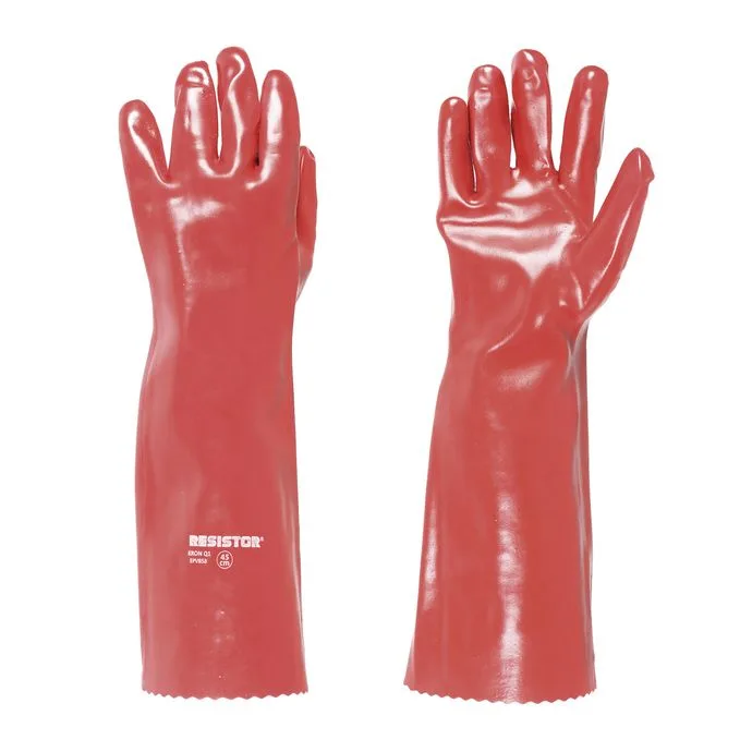 GUANTE PVC 18¨ ROJO KRON Q1