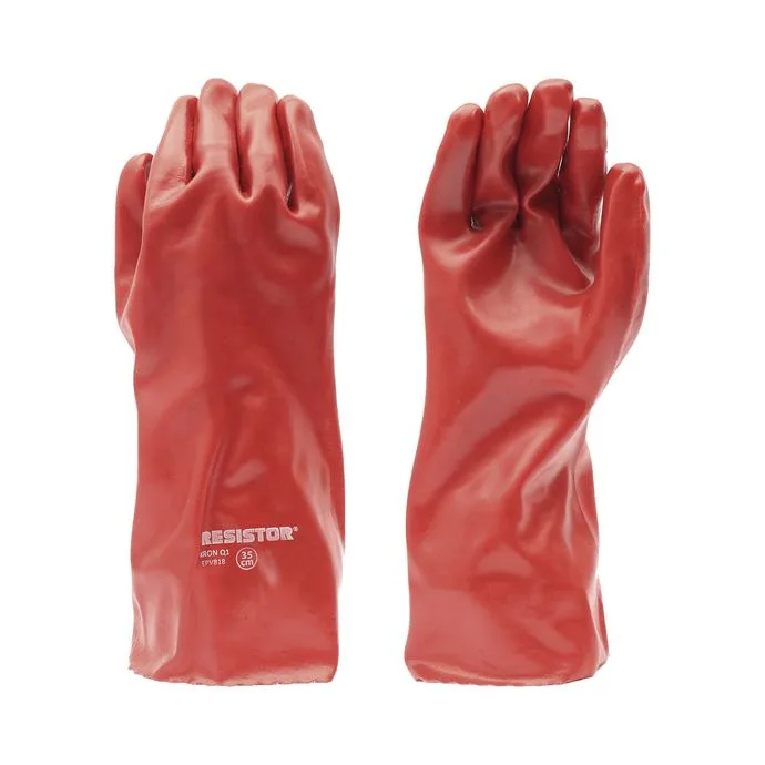 GUANTE PVC14¨ROJO KRON Q1