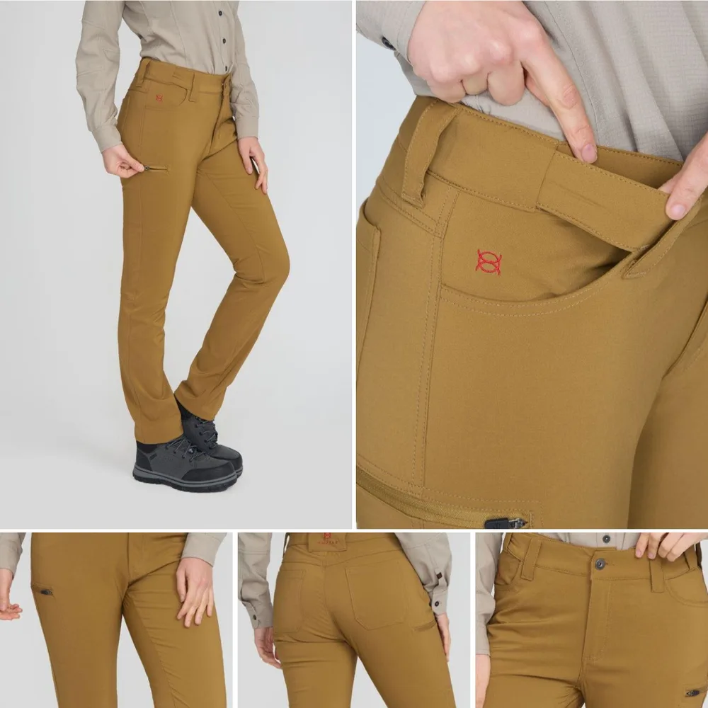 PANTALÓN DE MUJER OXWEAR CADIA CAMEL