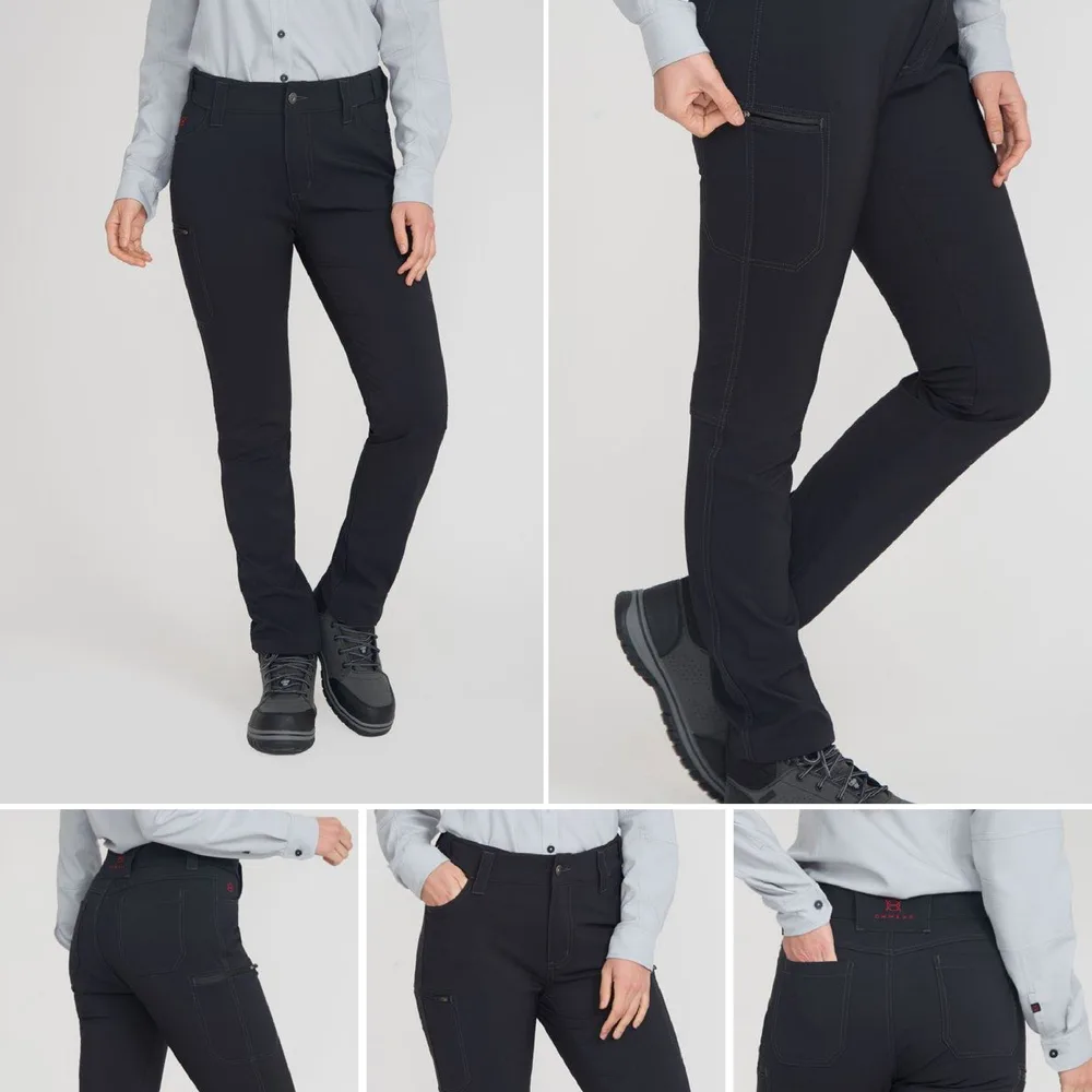 PANTALÓN DE MUJER OXWEAR CADIA NEGRO