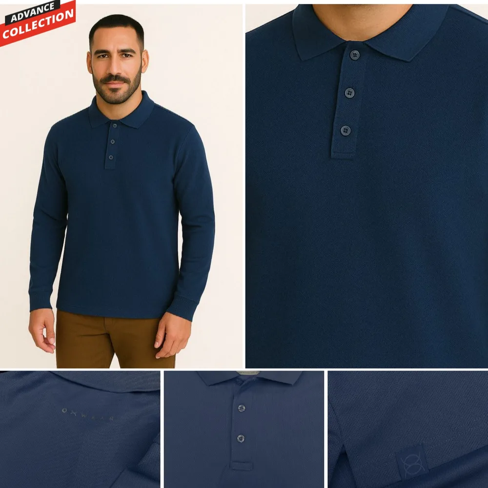 POLERA OXWEAR KUPOL AZUL MARINO